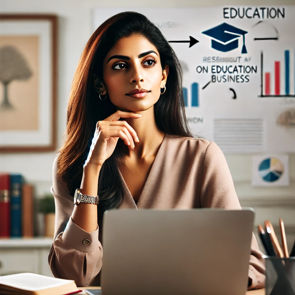 Indian women thinking about digital marketing course