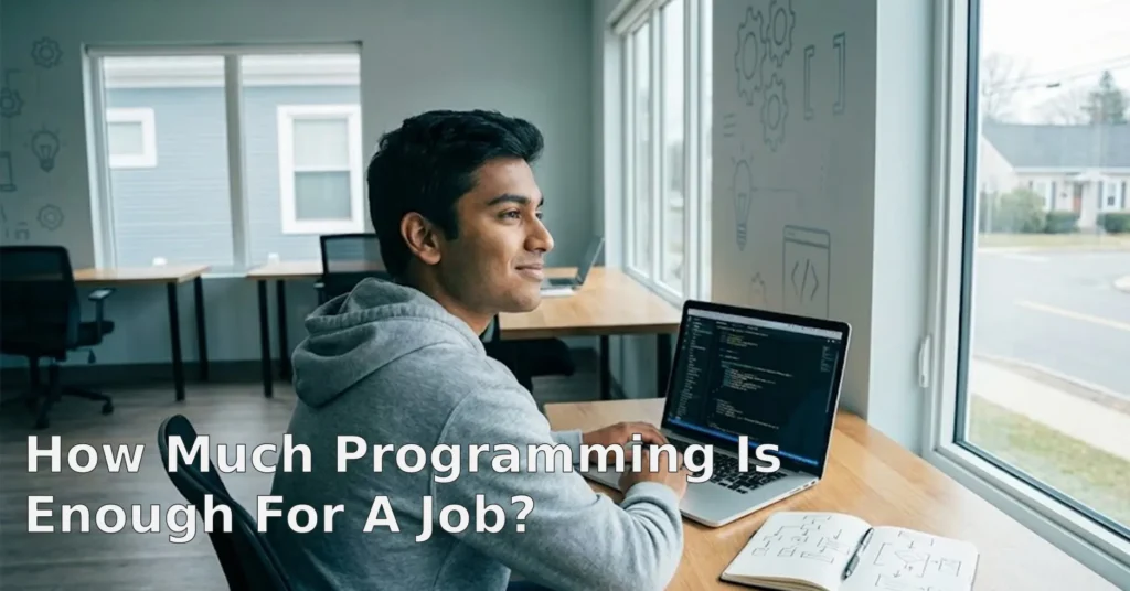 Beginner programmer learning coding skills and understanding job readiness in software development
