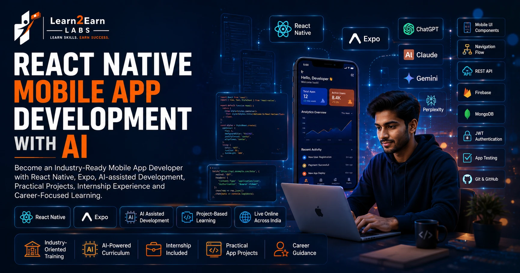 React Native Mobile App Development Training with AI