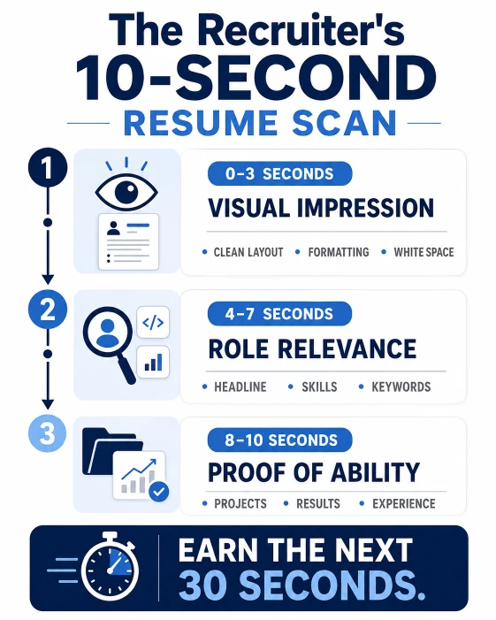 Recruiter reviewing a job candidate resume during the initial screening process